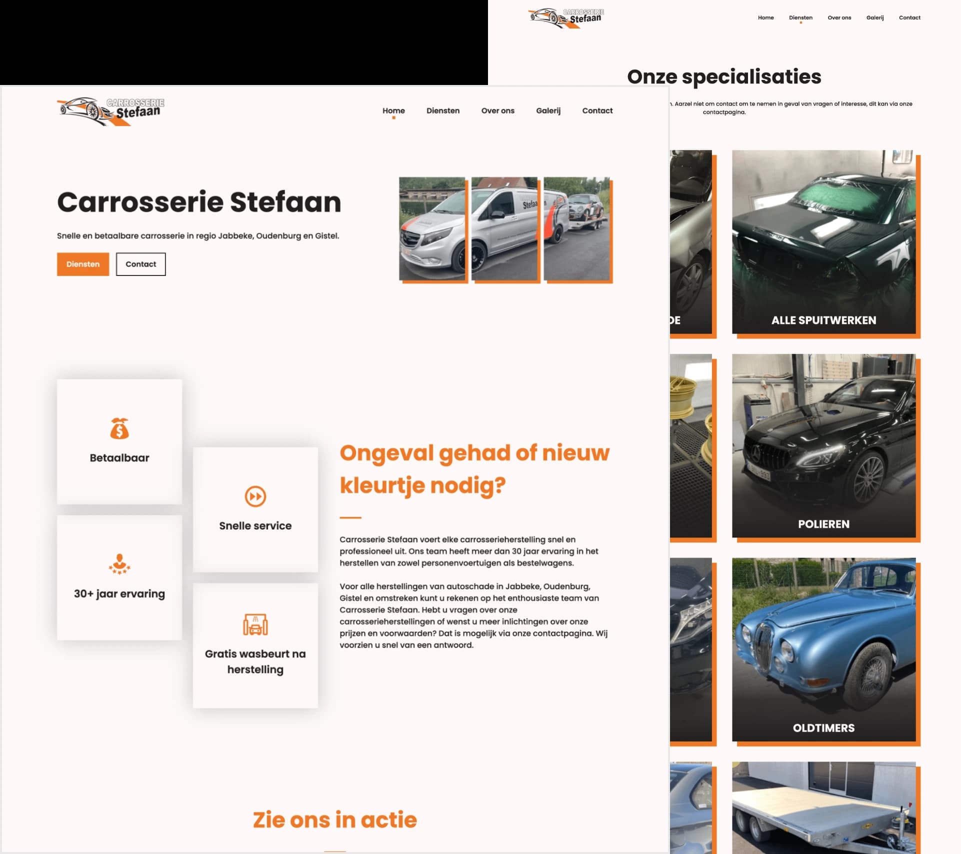 Website Carrosserie Stefaan