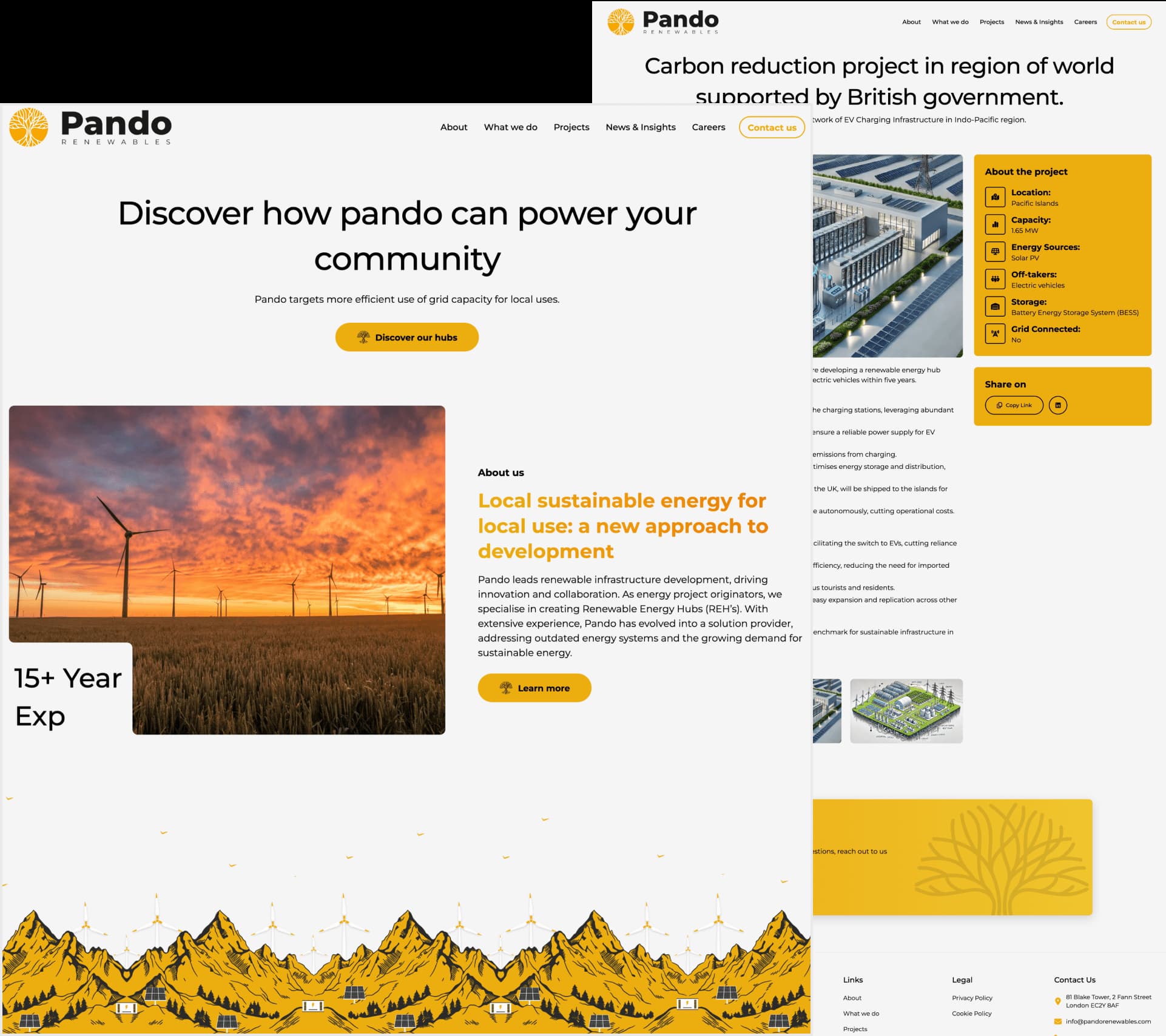 Website Pando Renewables